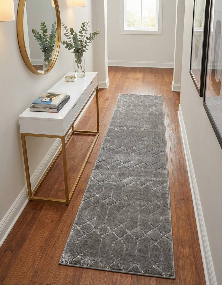Detail image of 2' x 10' Marilyn Monroe™ Glam Trellis Runner Rug