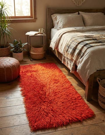 2' 4 x 5' 1 Hand Knotted Moroccan Wool Rug