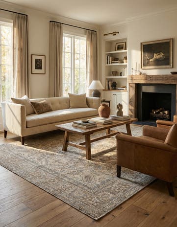 8' 3 x 10' 11 Hand Knotted Ultra Vintage Persian Wool Rug