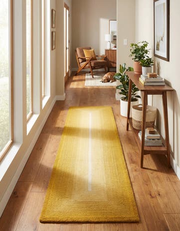 2' x 8' Ombre Wool Runner Rug