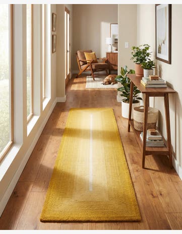 2' x 8' Ombre Wool Runner Rug