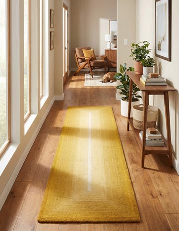 2' x 8' Ombre Wool Runner Rug