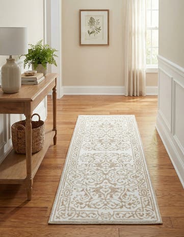 Snow White Hermitage Runner Rug
