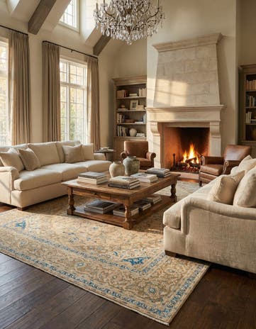 9' 5 x 12' 9 Hand Knotted Ultra Vintage Persian Wool Rug