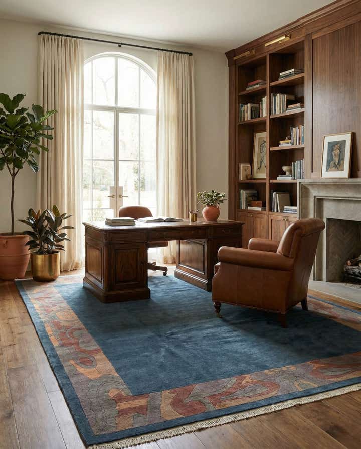 8' 5 x 11' 3 Hand Knotted Nepal Wool Rug