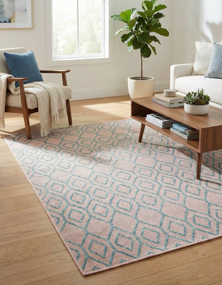 Detail image of 3' x 5' 3  Washable Jill Zarin Turks and Caicos Indoor / Outdoor Rug