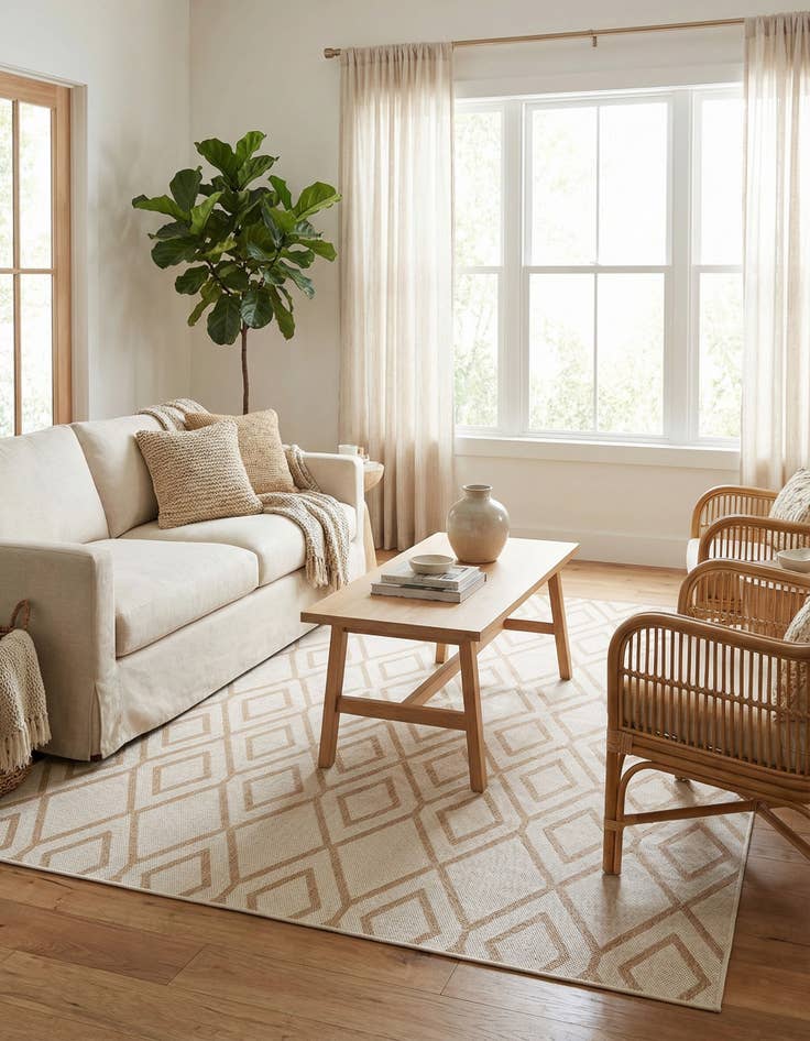 Detail image of 6' x 9'  Washable Jill Zarin Turks and Caicos Indoor / Outdoor Rug