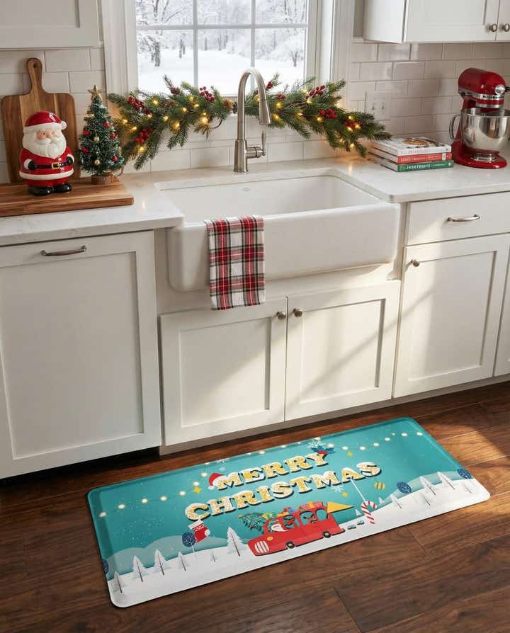 60cm x 150cm Merry Christmas Comfort Mat