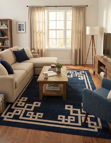 Dark Blue Hera Rug