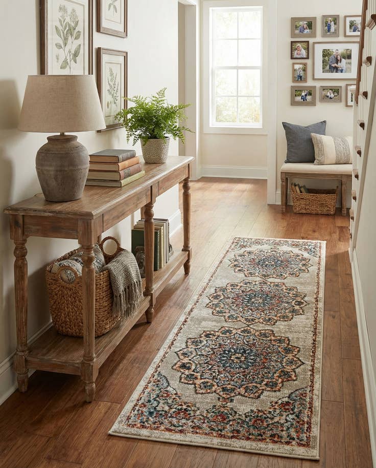 Detail image of 2' x 6' Isabella Runner Rug