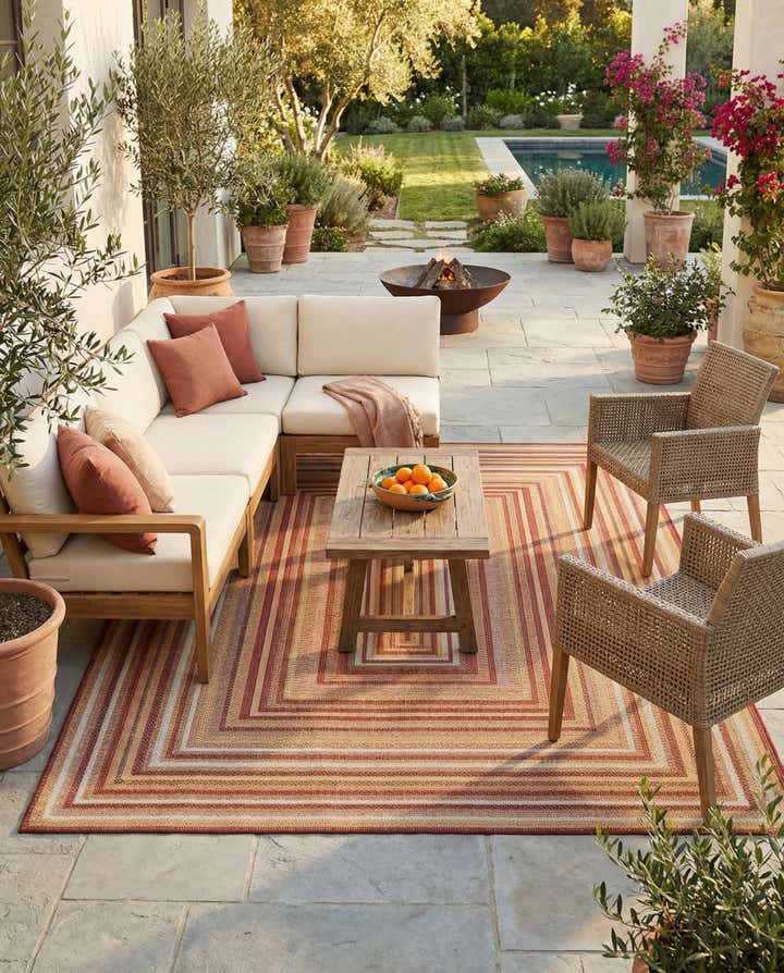 240cm x 335cm Easy-Clean Baja Indoor / Outdoor Rug