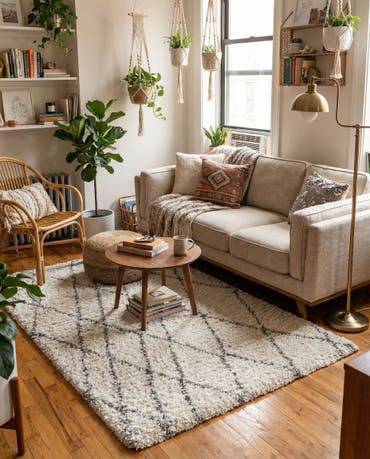  2' x 3' Soft Touch Shag Rug