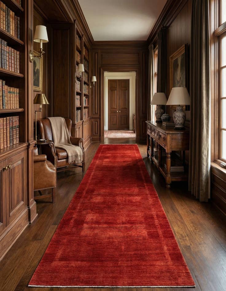 Detail image of 3' 1 x 12' 4 Kashkuli Wool Runner Rug