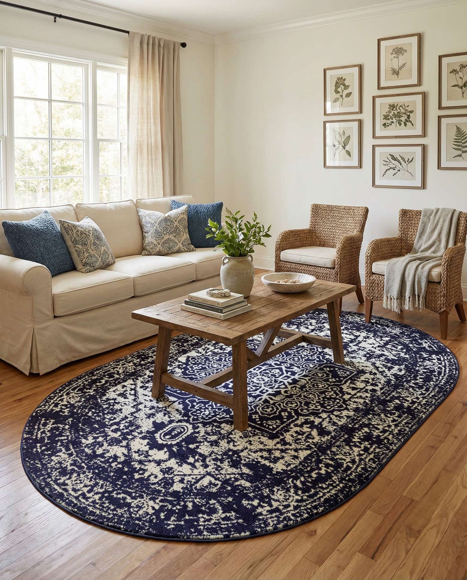 5' 3 x 8' Arlington Oval Rug