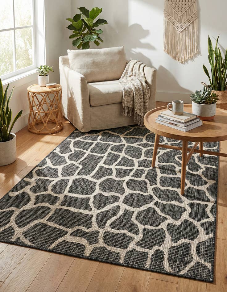 Detail image of 4' x 6' Easy-Clean Safari Indoor / Outdoor Rug