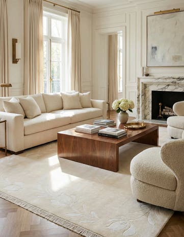 6' 7 x 9' 10 Hand Knotted Darya Wool Rug