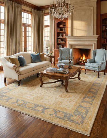 9' 2 x 12' 1 Kaizar Wool Rug