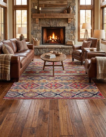 5' x 6' 5 Hand Knotted Kazak Rug