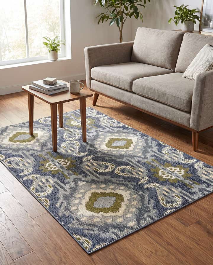 4' x 6' Easy-Clean Modern Indoor / Outdoor Rug