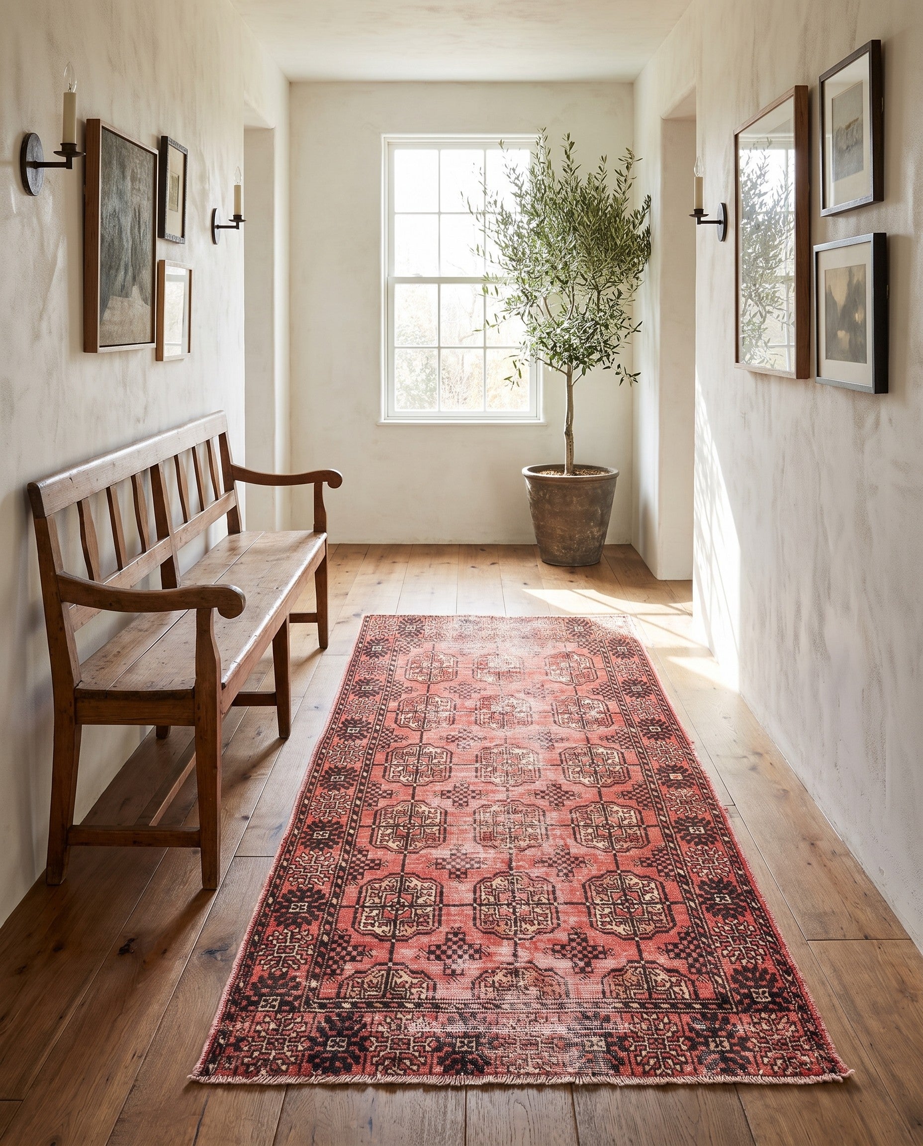 3' x 6' 3 Hand Knotted Ultra Vintage Persian Wool Runner Rug