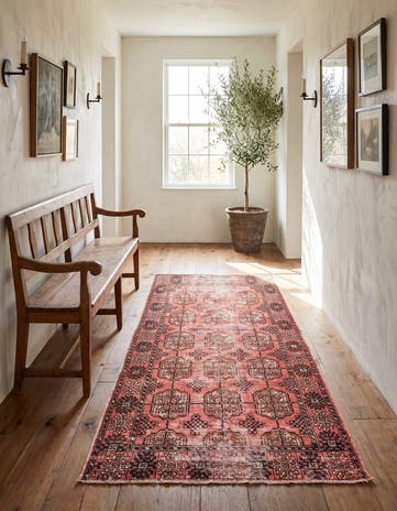 3' x 6' 3 Hand Knotted Ultra Vintage Persian Wool Runner Rug