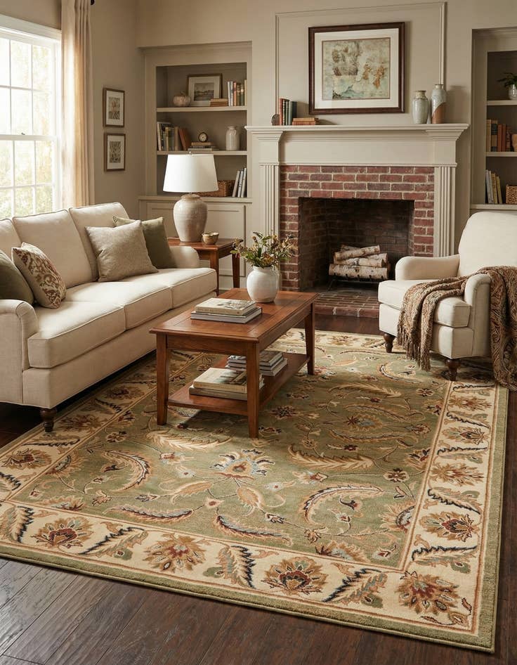 Detail image of 9' x 12' Classic Agra Rug