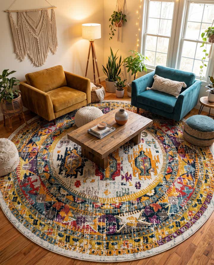 305cm x 305cm Carrington Tapis Rond