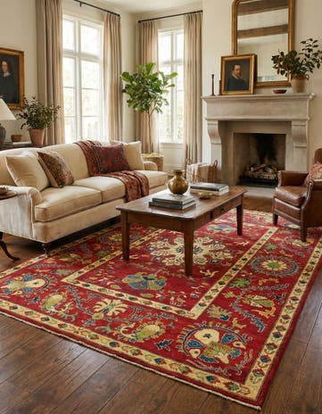 6' 10 x 10' Hand Knotted Kazak Rug