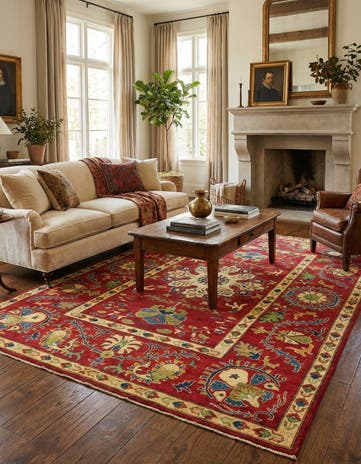 6' 10 x 10' Hand Knotted Kazak Rug