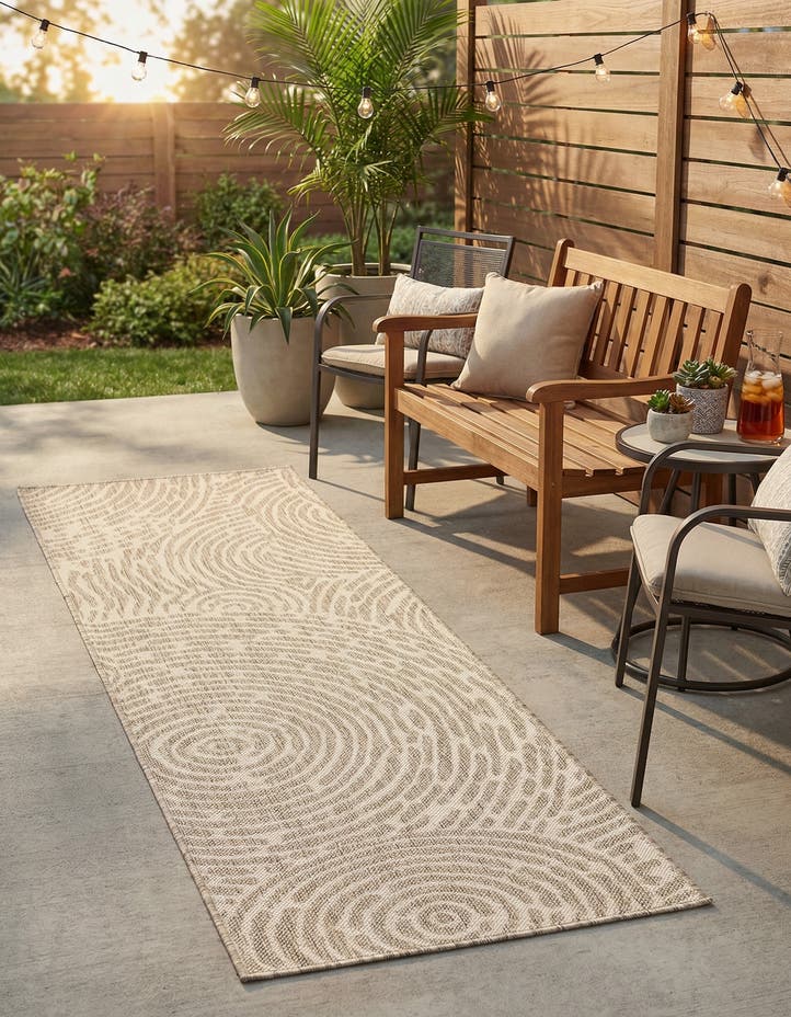 2' x 6' Easy-Clean Modern Indoor / Outdoor...