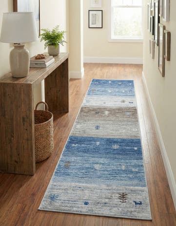 2' x 8' Gabbeh Runner Rug