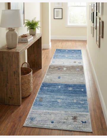 2' x 8' Gabbeh Runner Rug