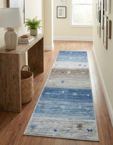 2' x 8' Gabbeh Runner Rug