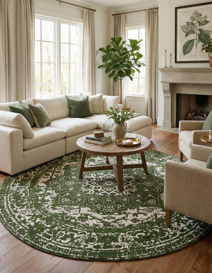 Detail image of  12' x 12' Arlington Round Rug