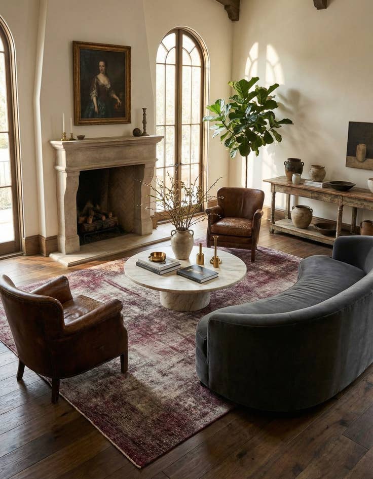 Detail image of 9' 9 x 11' 10  Hand Knotted Ultra Vintage Persian Wool Rug