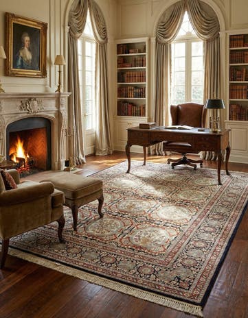 6' 8 x 9' 8 Hand Knotted China Rug