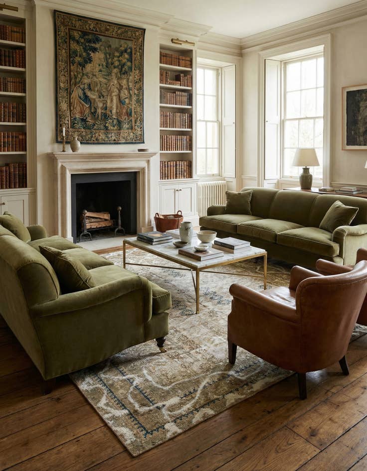 Detail image of 6' 8 x 9' 6  Hand Knotted Ultra Vintage Persian Wool Rug