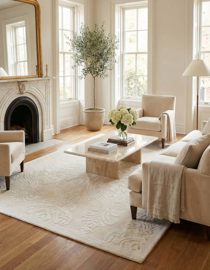 Detail image of 4' 1 x 6' Darya Rug