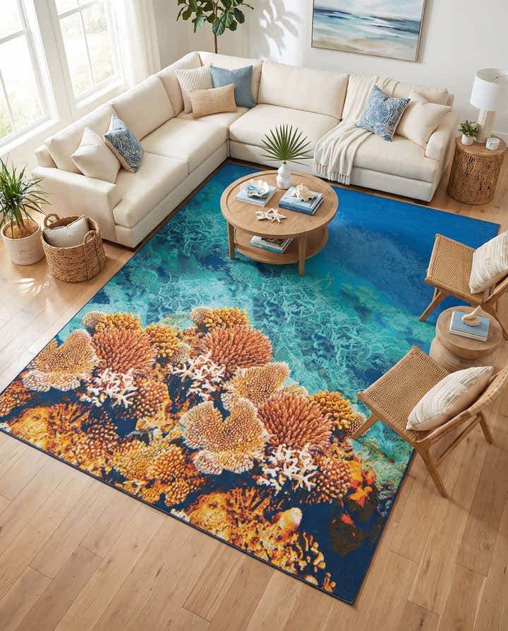 10' x 12' Easy-Clean Coastal Indoor / Outdoor Rug