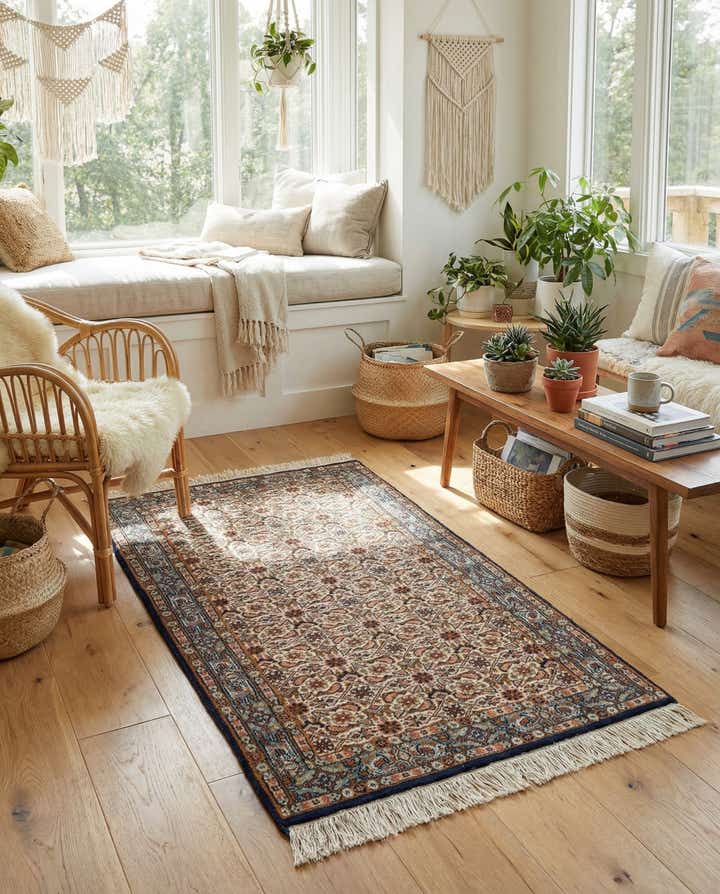 3' x 5' 4 Hand Knotted Mood Wool Rug