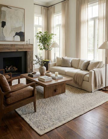 8' 3 x 9' 10 Hand Knotted Darya Wool Rug