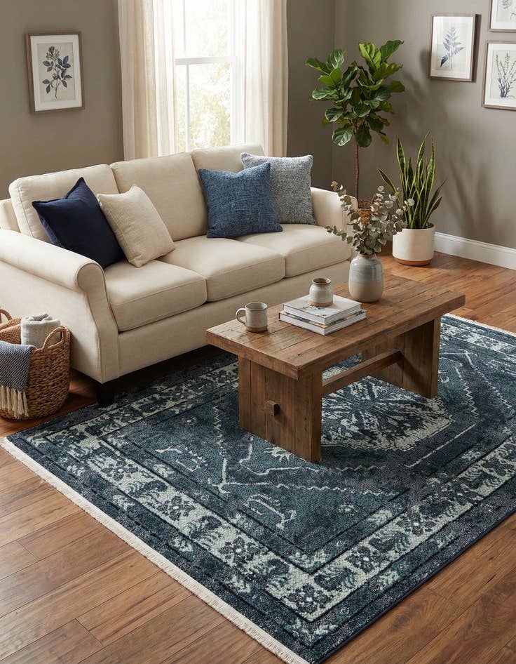 Detail image of 4' x 6' Nain Design Rug