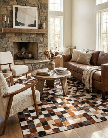 5' x 7' 10 Cowhide Rug