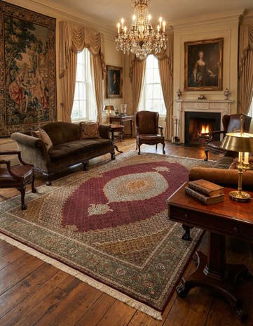 6' 9 x 10' Tabriz Mahi Rug