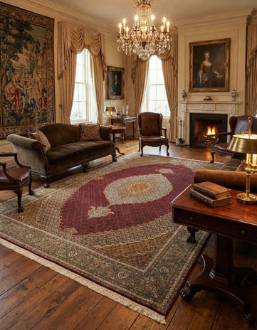 6' 9 x 10' Tabriz Mahi Rug