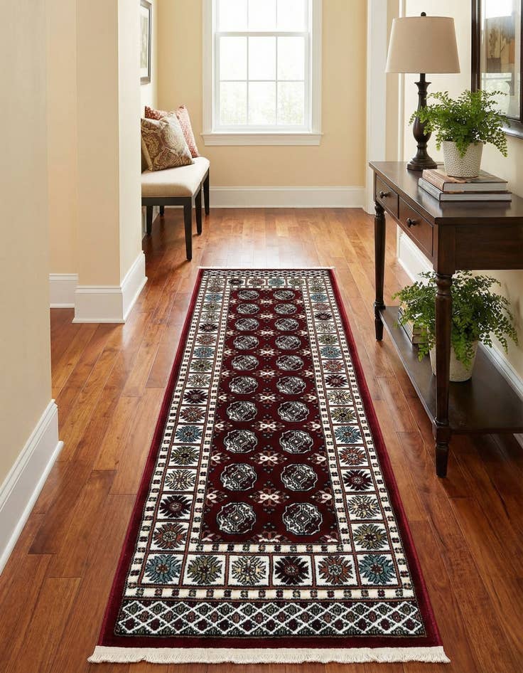 Detail image of 2' x 6' Nain Design Runner Rug