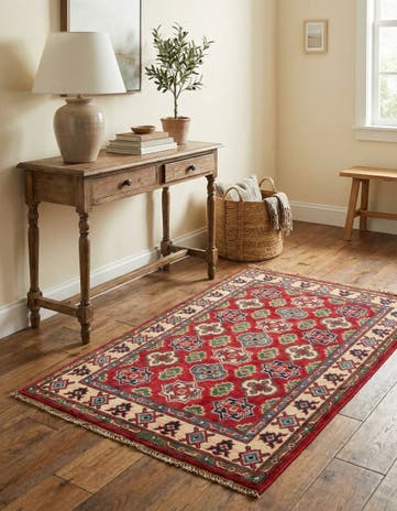 2' 10 x 4' 4 Hand Knotted Kazak Rug