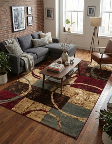 10' x 13' Coffee Shop Rug