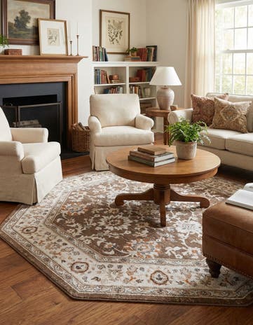 7' 10 x 7' 10 Charlotte Octagon Rug