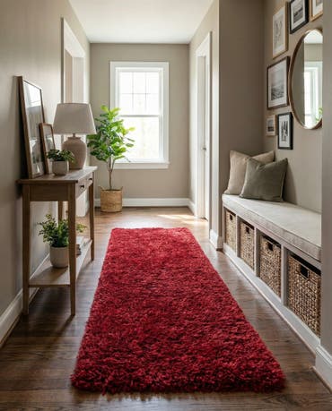  2' 7 x 10' Infinity Shag Runner Rug